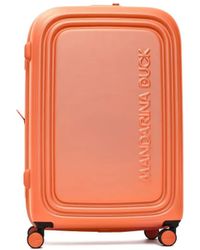 Mandarina Duck - Koffer mit Logo-Prägung - Lyst