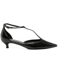 Bibi Lou - T-Bar Pointed-Toe Pumps - Lyst