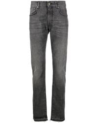 424 - Slim-Fit-Jeans Mit Logo-Patch - Lyst