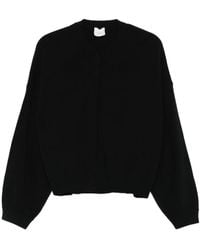 Alysi - Cardigan Mit Ballonärmeln - Lyst