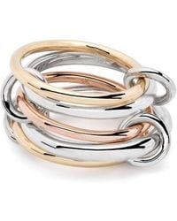 Spinelli Kilcollin - 18kt Yellow Gold And Sterling Silver Linked Ring - Lyst