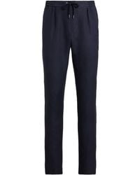 Ralph Lauren - Drawstring Pleated Trousers - Lyst