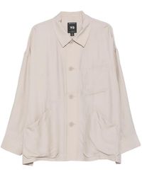 Y-3 - Patch-Pocket Overshirt - Lyst