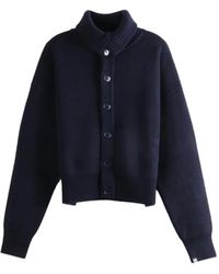 Extreme Cashmere - N°377 High-Neck Cardigan - Lyst