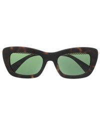 Lanvin - Cat Eye-Frame Tortoiseshell Sunglasses - Lyst