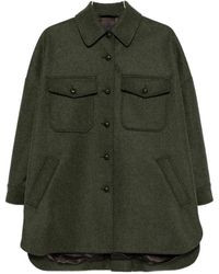 Schneiders - Button-Fastening Single Breasted Coat - Lyst