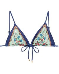 FARM Rio - Triangel Bikinitop - Lyst