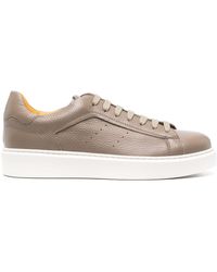 Doucal's - Flatform Leather Sneakers - Lyst
