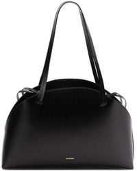 Jil Sander - Medium 'Curve' Shoulder Bag - Lyst
