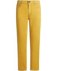 Etro - Pegaso-embroidered Mid-rise Jeans - Lyst