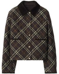 Burberry - Karierte Steppjacke - Lyst