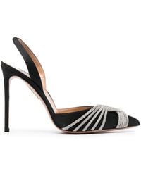 Aquazzura - Crystal-Embellished 115Mm Heeled Pumps - Lyst