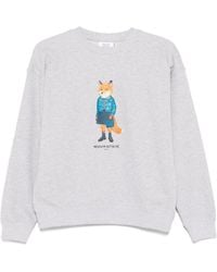Maison Kitsuné - Dressed Fox Comfort Sweatshirt - Lyst