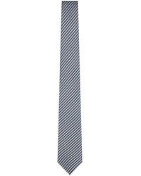 Giorgio Armani - Corbata de seda con motivo geométrico en jacquard - Lyst
