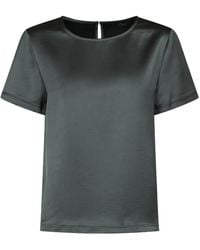 Weekend by Maxmara - ショートスリーブ サテントップ - Lyst