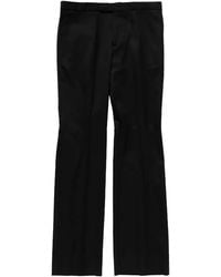 McQueen - Wool Straight-Leg Trousers - Lyst