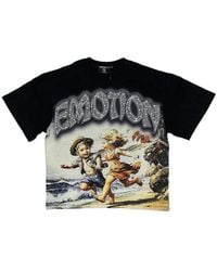 Mixed Emotions - T-Shirt Seaside En Coton À Imprimé Graphique - Lyst