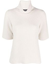 Fabiana Filippi - Waffle-knit Roll-neck T-shirt - Lyst