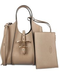 Tod's - Mini Leather Tote Bag - Lyst