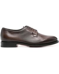Santoni - レザー ダービーシューズ - Lyst