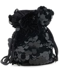 P.A.R.O.S.H. - Gipsy Sequin-Embroidered Bucket Bag - Lyst