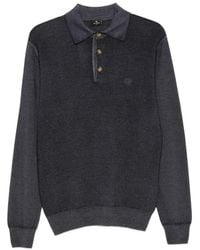 Etro - Long-Sleeve Polo Shirt - Lyst