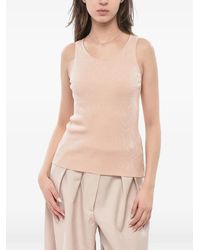 Aspesi - Ribbed-Knit Tank Top - Lyst