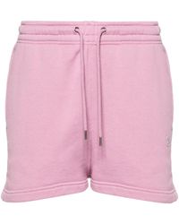 Maison Kitsuné - Cotton Jersey Fox Logo Shorts - Lyst