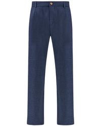 Paul & Shark - X Loro Piana Jersely Lucca Pleated Chinos - Lyst