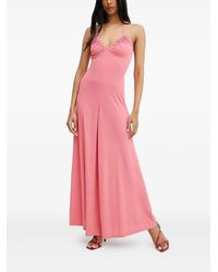 Silvian Heach - Midikleid Mit Neckholder - Lyst