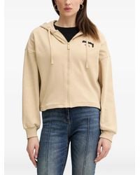 ARMANI EXCHANGE - Logo Zip Hoodie - Lyst