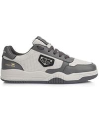 Philipp Plein - Street King Lace-Up Perforated Sneakers - Lyst