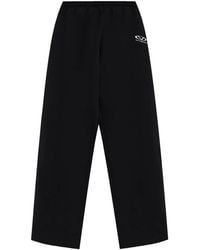Vetements - Logo-Print Cotton Pants - Lyst