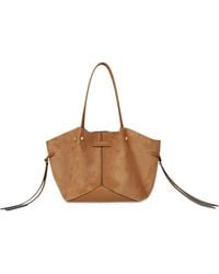 KARL LAGERFELD - Large K/Pierced Suede Tote Bag - Lyst