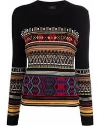 Etro - パターンニット セーター - Lyst