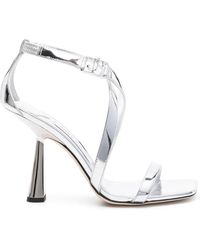 Jimmy Choo - Jessica 100mm Leather Sandals - Lyst