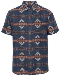 Pendleton - Motif-embroidered Cotton Shirt - Lyst