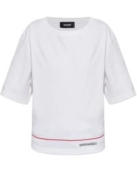 DSquared² - Logo-Print Short-Sleeve T-Shirt - Lyst