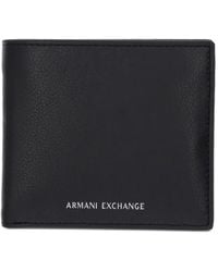 ARMANI EXCHANGE - Logo-Print Bifold Wallet - Lyst