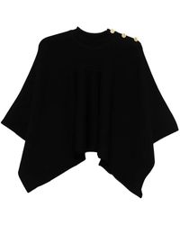 KARL LAGERFELD - Knit Poncho - Lyst