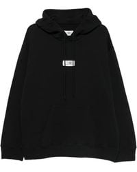Maison Margiela - Logo-Patch Pouch-Pocket Hoodie - Lyst