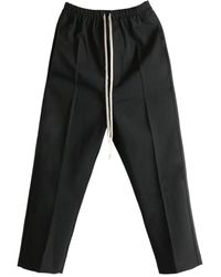Rick Owens - Virgin Wool Cropped Trousers - Lyst