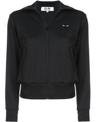 COMME DES GARÇONS PLAY - Heart Logo-Patch Track Jacket - Lyst