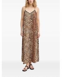 Lola Casademunt - Leopard-Print Maxi Dress - Lyst