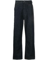 Lemaire - Straight-leg Cut Cotton Jeans - Lyst