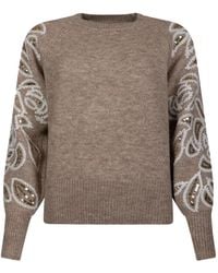 Rene' Derhy - Pull Brodé De Sequins - Lyst