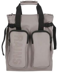 Rains - Texel Logo-Embossed Backpack - Lyst