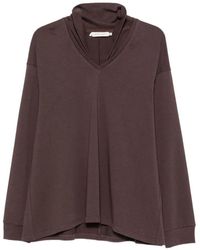 Viktoria Chan - Inez Shawl-Collar T-Shirt - Lyst