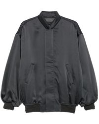 FEDERICA TOSI - Satin-Finish Bomber Jacket - Lyst