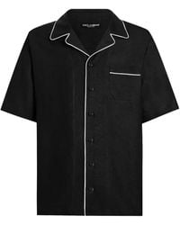 Dolce & Gabbana - リネンシルク シャツ - Lyst
